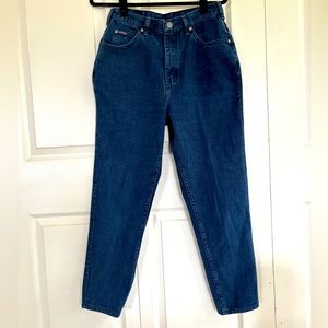 Vintage Lee riders dark blue wash